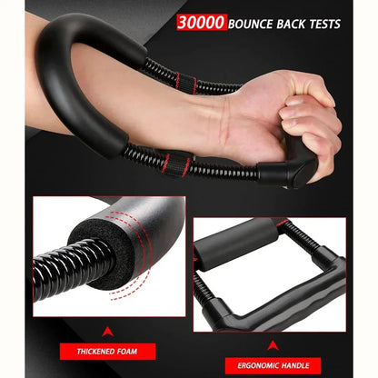 Portable Men'S Wrist Strengthener Professional Strengthening Forearm Wrist Strength Forearm Home Fitness Muscle Training Tool